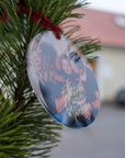 Vánoční ozdoba s vlastní fotkou