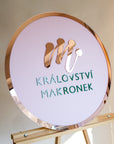 Kruhová firemní cedule
