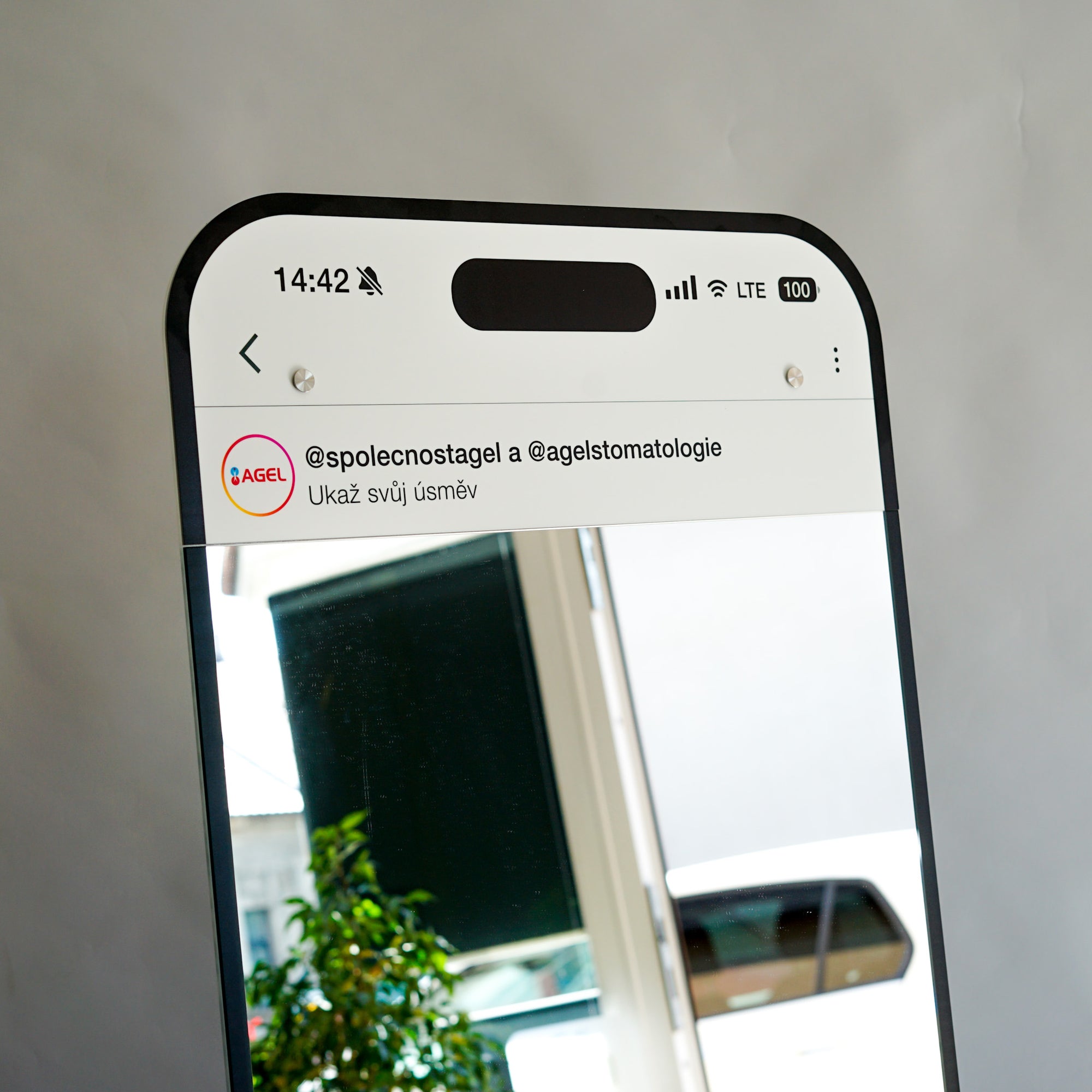 Instazrcadlo 9:16 (ze skleněného zrcadla)